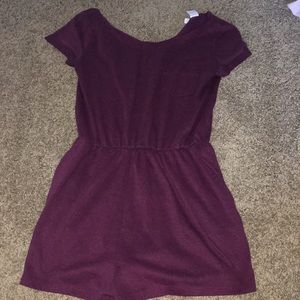Burgundy romper